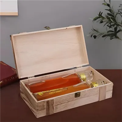 Caisses à vin en bois